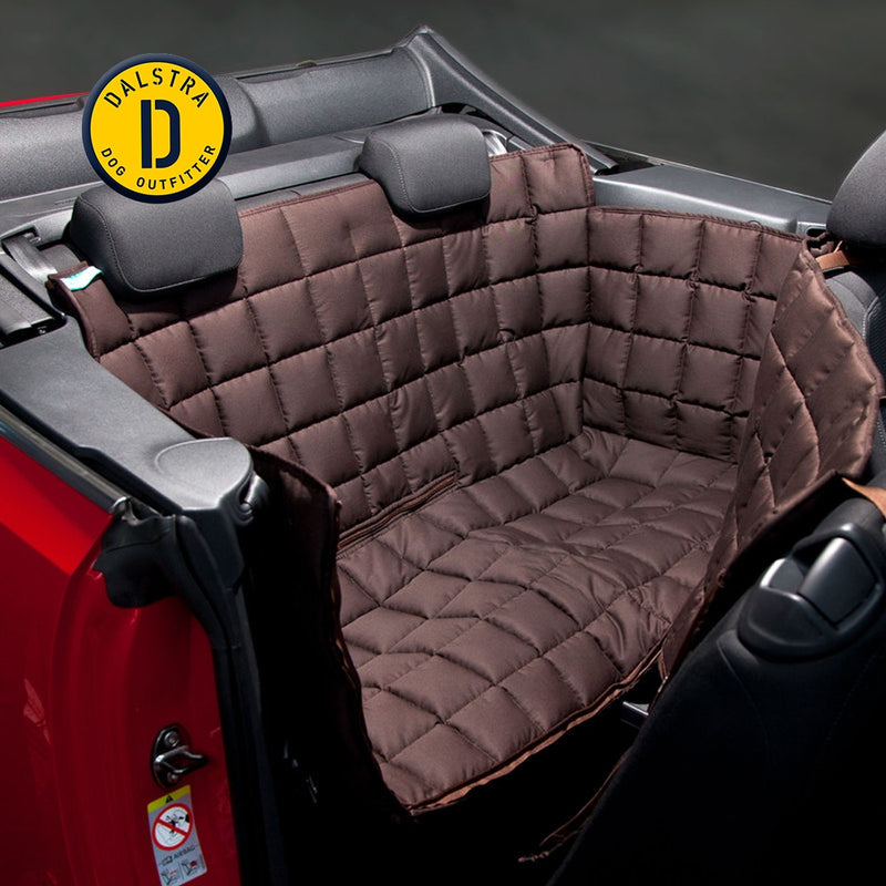 Doctor Bark 2 Türer/Cabrio Autoschondecke für Cabrios und Coupés Braun