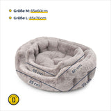 Dalstra rundes Flauschiges Hundebett Grau